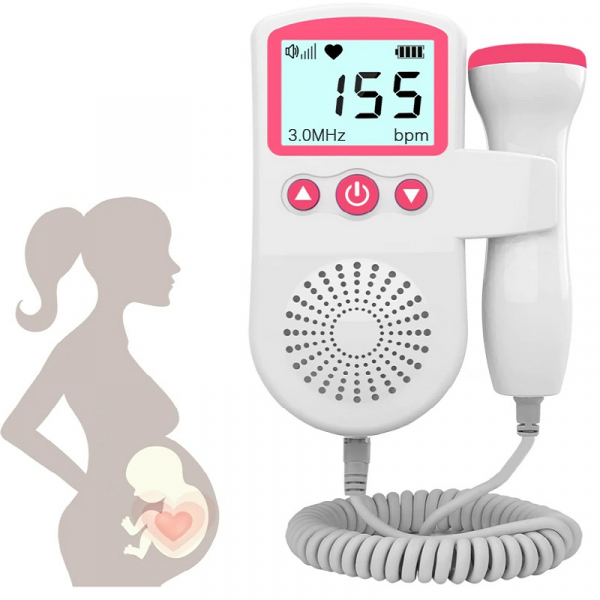 Fetal Heart Rate Monitor for Home Pregnancy - Baby Sound Detector