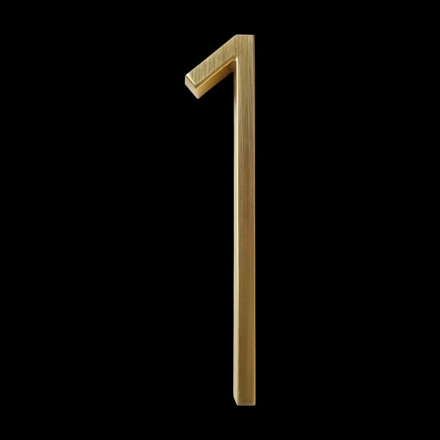 Gold Modern House Numbers for Stylish Home Address Display-Orizon Depot