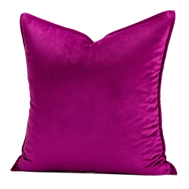 Elegant Velvet Cushion Cover with Refined Details-Orizon Depot