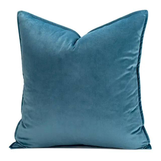 Elegant Velvet Cushion Cover with Refined Details-Orizon Depot