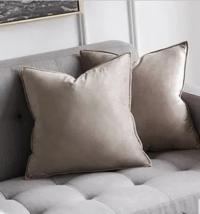 Elegant Velvet Cushion Cover with Refined Details-Orizon Depot