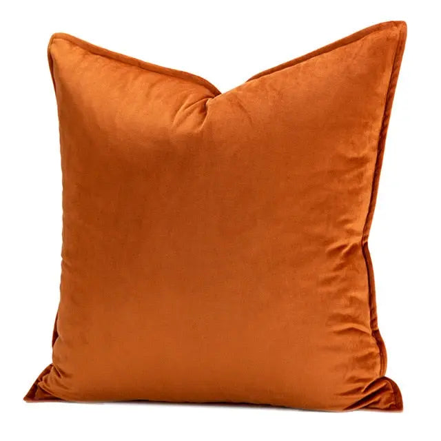 Elegant Velvet Cushion Cover with Refined Details-Orizon Depot