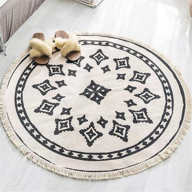 Mandala Design Accent Rug for Home Decor-Orizon Depot