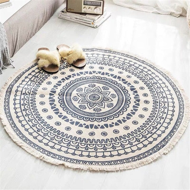 Mandala Design Accent Rug for Home Decor-Orizon Depot
