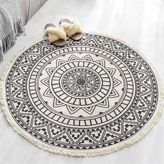 Mandala Design Accent Rug for Home Decor-Orizon Depot