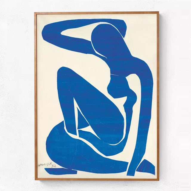Blue Nudes Art Poster Inspired by Matisse-Orizon Depot