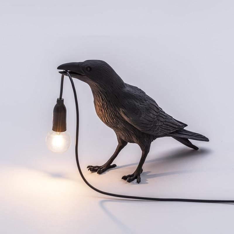 Elegant Raven Bird Lamp for Unique Home Decor-Orizon Depot