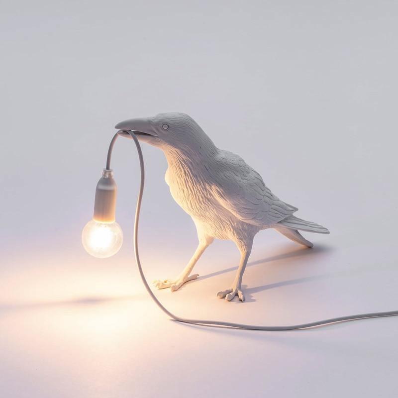 Elegant Raven Bird Lamp for Unique Home Decor-Orizon Depot