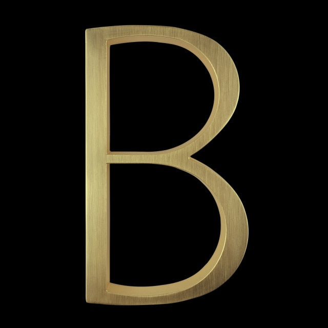 Gold Modern House Numbers for Stylish Home Address Display-Orizon Depot