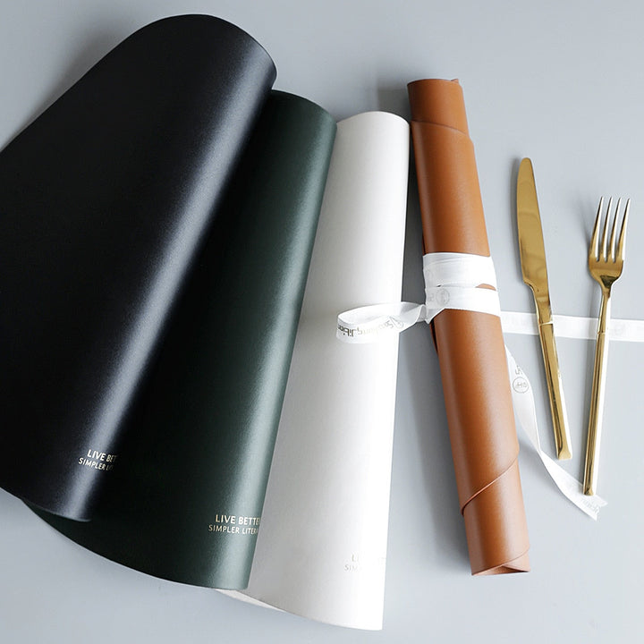 Triangle Placemat Set in 4 Colors - Stylish Table Decor-Orizon Depot