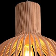 Natural Scandinavian Design Handcrafted Wooden Pendant Light