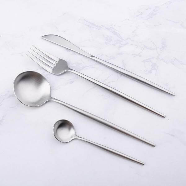 Modern Silver Cutlery Utensil Set for Elegant Dining-Orizon Depot