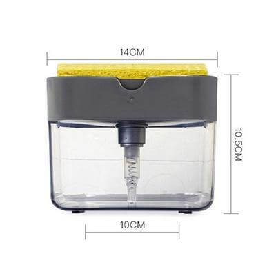 Sink-Mounted Soap Dispenser for Easy Kitchen or Bathroom Use-Orizon Depot