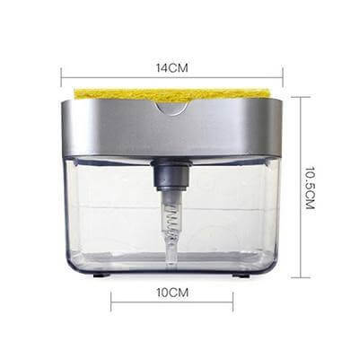 Sink-Mounted Soap Dispenser for Easy Kitchen or Bathroom Use-Orizon Depot