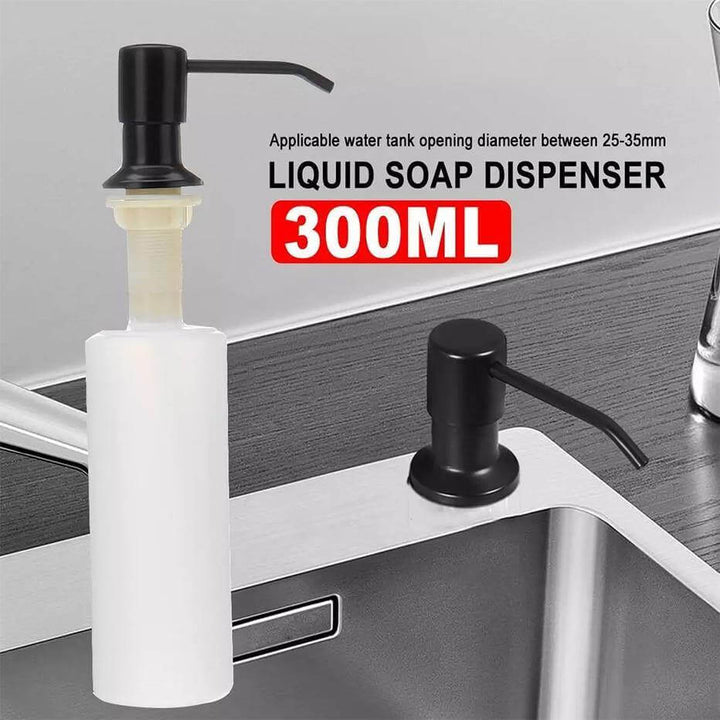 Sink-Mounted Soap Dispenser for Easy Kitchen or Bathroom Use-Orizon Depot