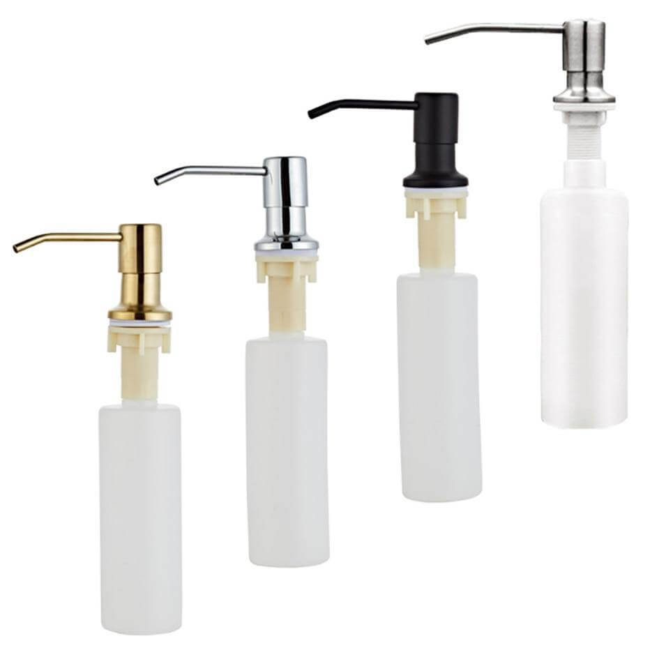 Sink-Mounted Soap Dispenser for Easy Kitchen or Bathroom Use-Orizon Depot