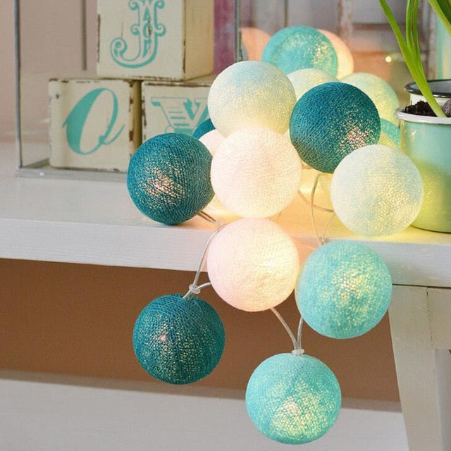 Cotton Glowing Ball Swing - Multiple Color Combinations Available-Orizon Depot