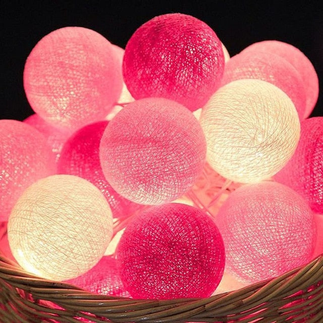 Cotton Glowing Ball Swing - Multiple Color Combinations Available-Orizon Depot