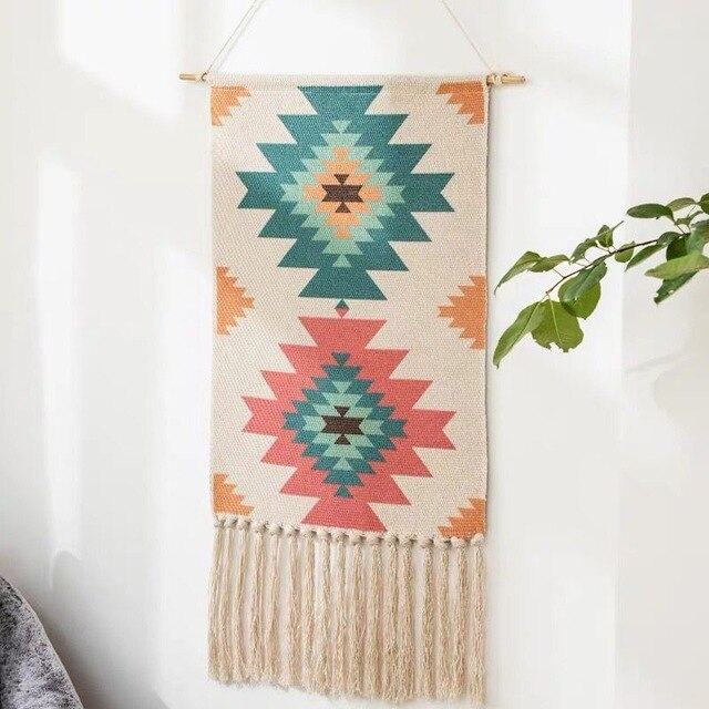 Geometric Tufted Wall Carpet for Stylish Home Decor-Orizon Depot