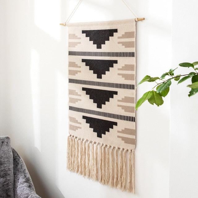 Geometric Tufted Wall Carpet for Stylish Home Decor-Orizon Depot
