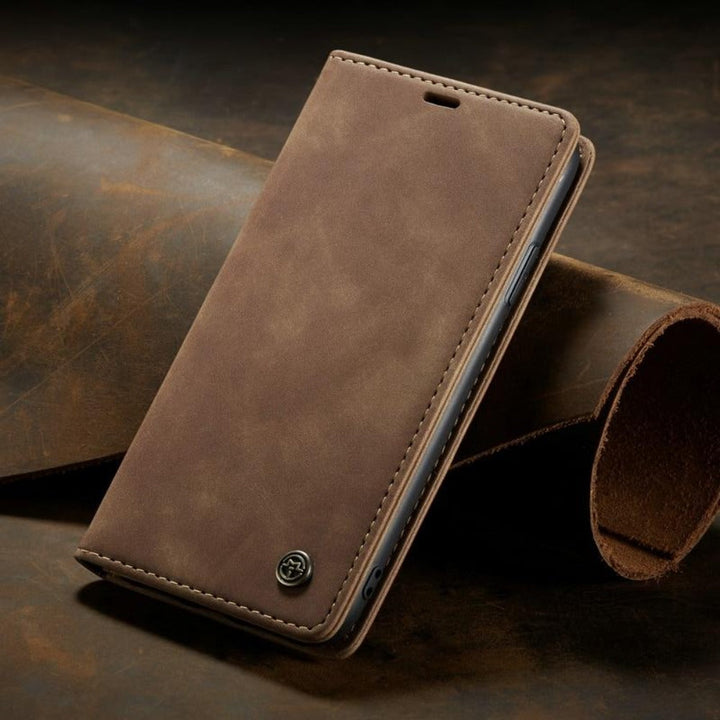 Magnetic Flip Wallet Case for iPhone - Stylish and Functional Design-Orizon Depot