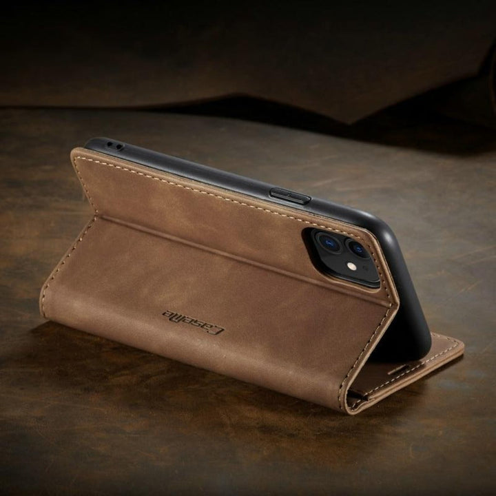 Magnetic Flip Wallet Case for iPhone - Stylish and Functional Design-Orizon Depot