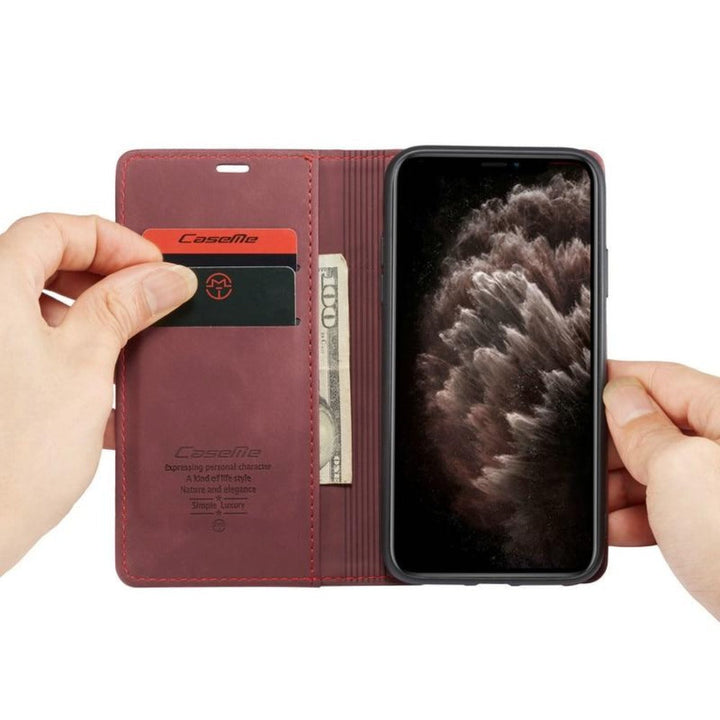 Magnetic Flip Wallet Case for iPhone - Stylish and Functional Design-Orizon Depot