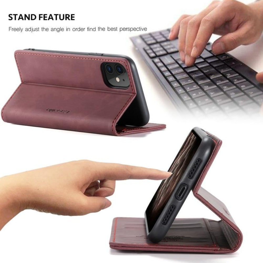 Magnetic Flip Wallet Case for iPhone - Stylish and Functional Design-Orizon Depot