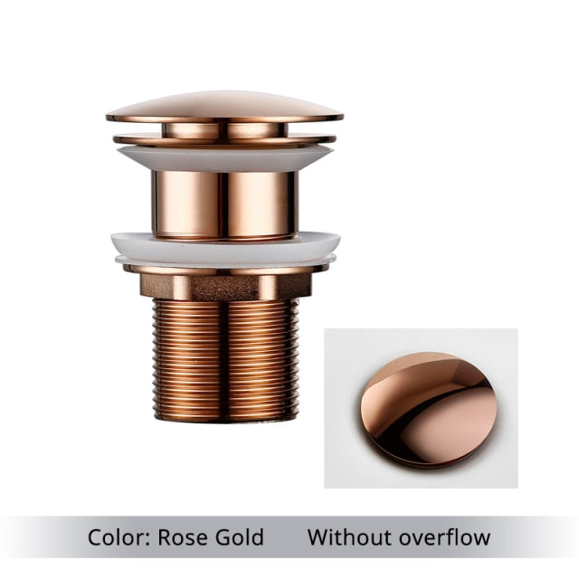 Polished Brass Bathroom Sink Drain - Stylish and Durable Design-Orizon Depot