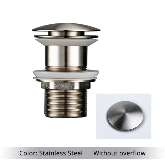 Polished Brass Bathroom Sink Drain - Stylish and Durable Design-Orizon Depot