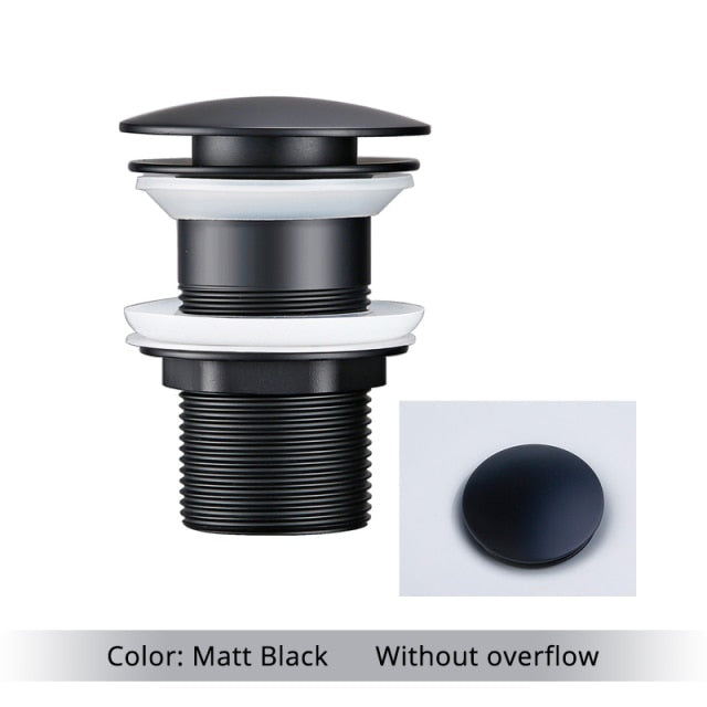 Polished Brass Bathroom Sink Drain - Stylish and Durable Design-Orizon Depot
