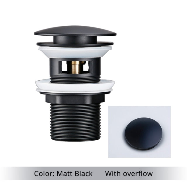 Polished Brass Bathroom Sink Drain - Stylish and Durable Design-Orizon Depot