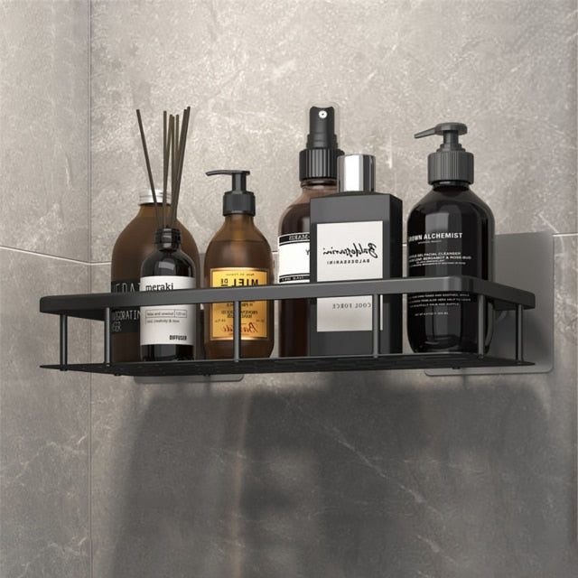 Metal Suction Cup Bathroom Shelves for Easy Storage Solutions-Orizon Depot