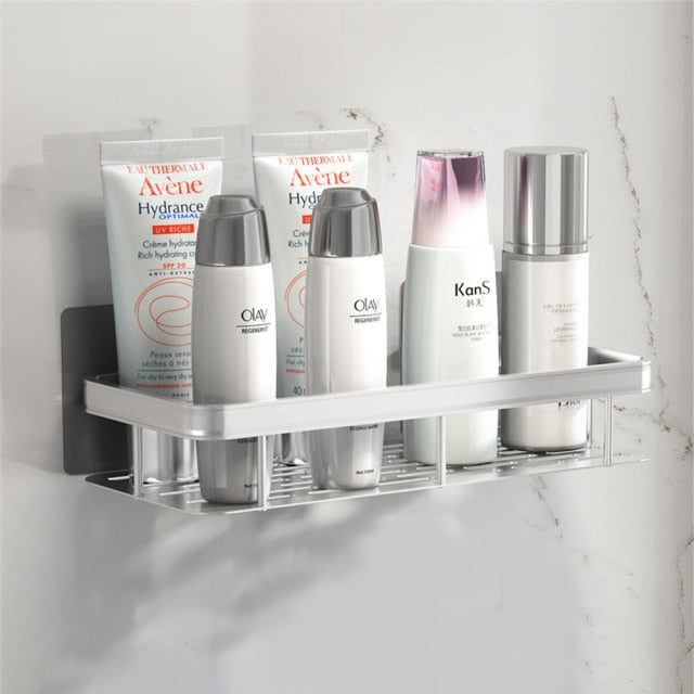 Metal Suction Cup Bathroom Shelves for Easy Storage Solutions-Orizon Depot