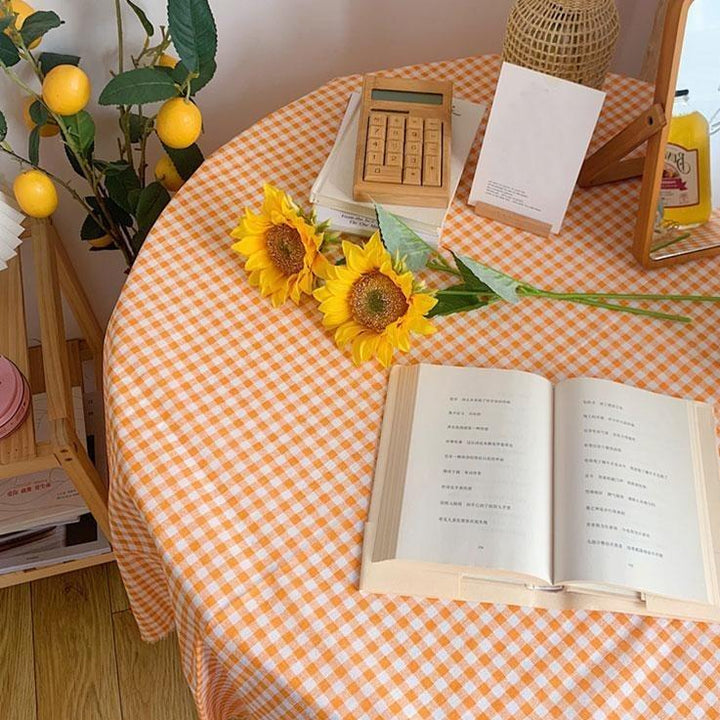 Clementine Gingham Outdoor Picnic Blanket-Orizon Depot