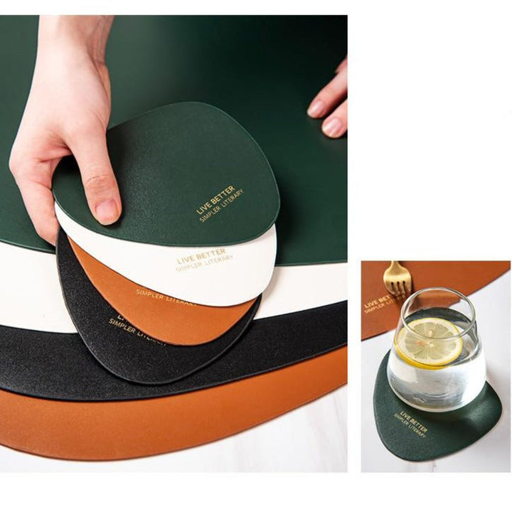 Triangle Placemat Set in 4 Colors - Stylish Table Decor-Orizon Depot