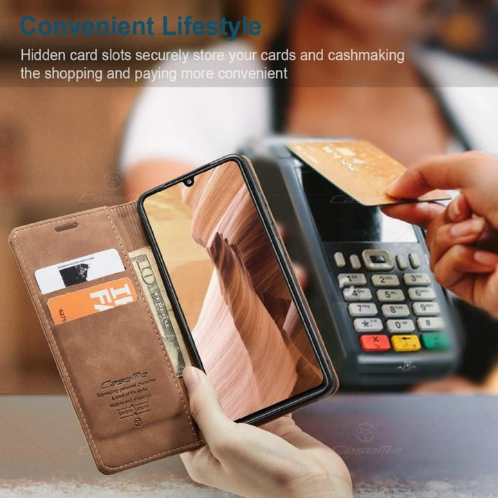 Magnetic Flip Wallet Case for iPhone - Stylish and Functional Design-Orizon Depot