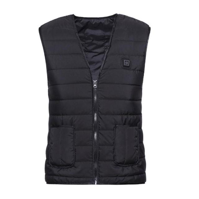 Electric Heated Cotton Vest for Warmth and Comfort-Orizon Depot