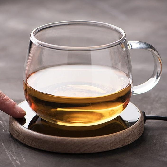 Smart Elegant Ceramic Mug Warmer Coaster for Coffee and Tea-Orizon Depot