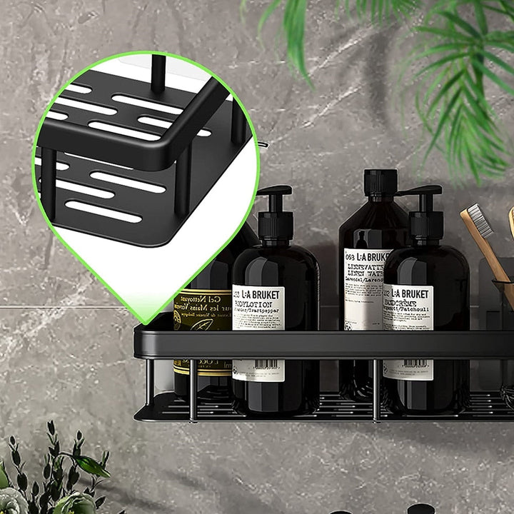 Metal Suction Cup Bathroom Shelves for Easy Storage Solutions-Orizon Depot