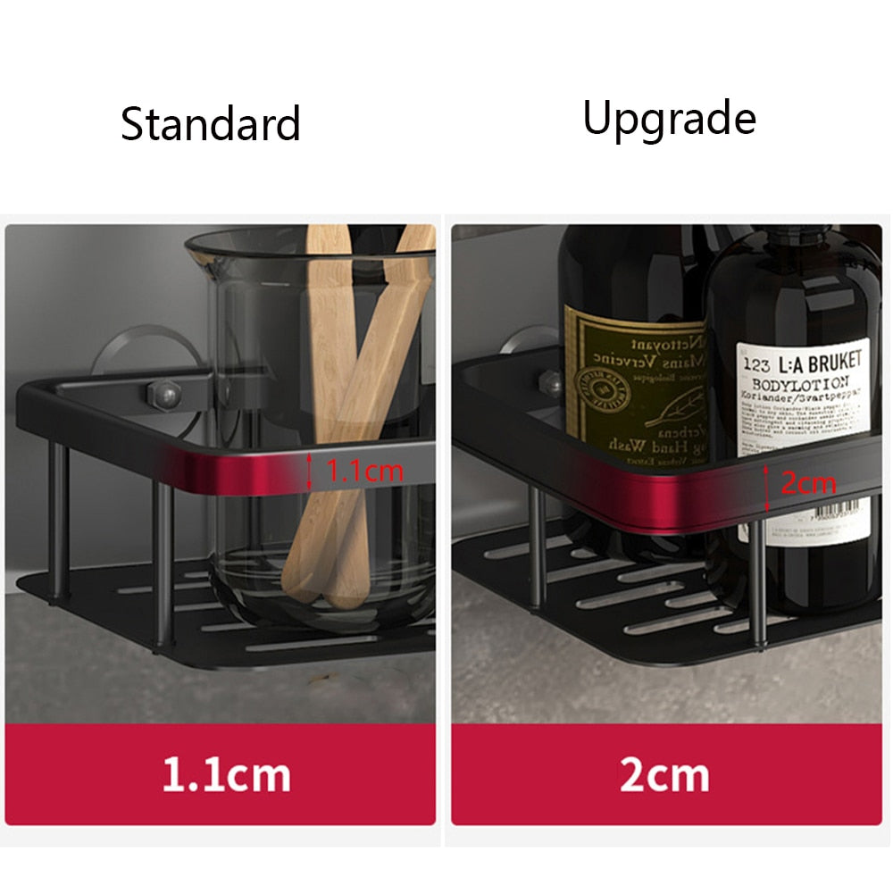 Metal Suction Cup Bathroom Shelves for Easy Storage Solutions-Orizon Depot