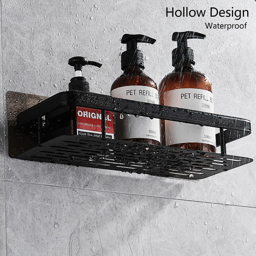 Metal Suction Cup Bathroom Shelves for Easy Storage Solutions-Orizon Depot