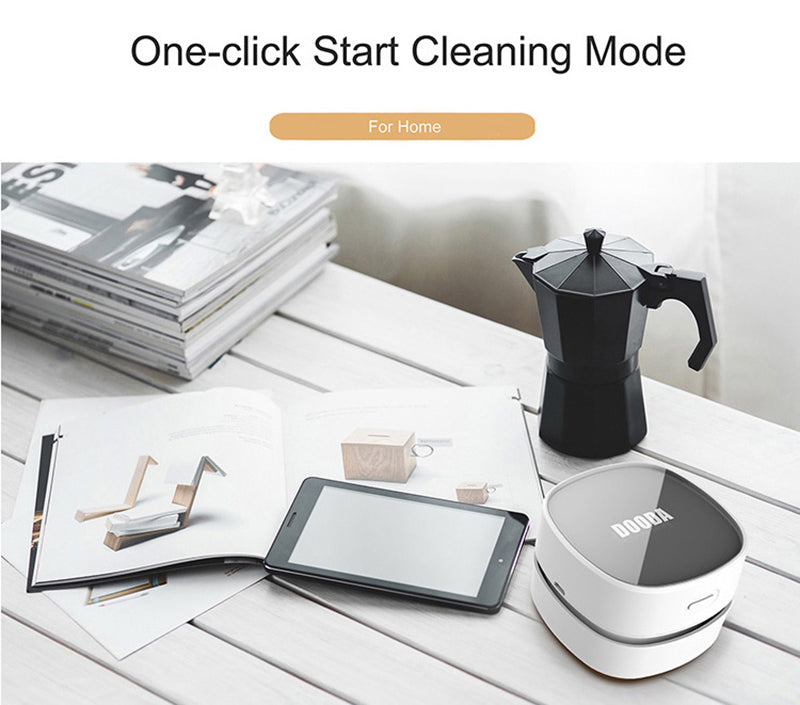 Mini Table Vacuum Cleaner for Quick Cleanups and Easy Storage-Orizon Depot