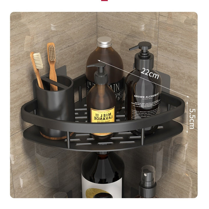 Metal Suction Cup Bathroom Shelves for Easy Storage Solutions-Orizon Depot