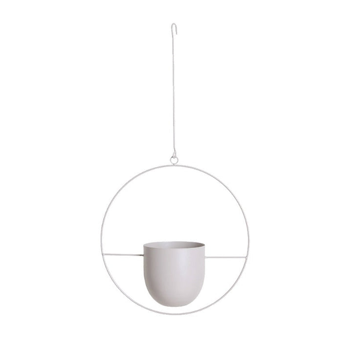 Metal Hanging Plant Pot Holder for Indoor and Outdoor Use-Orizon Depot
