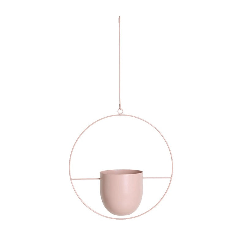 Metal Hanging Plant Pot Holder for Indoor and Outdoor Use-Orizon Depot