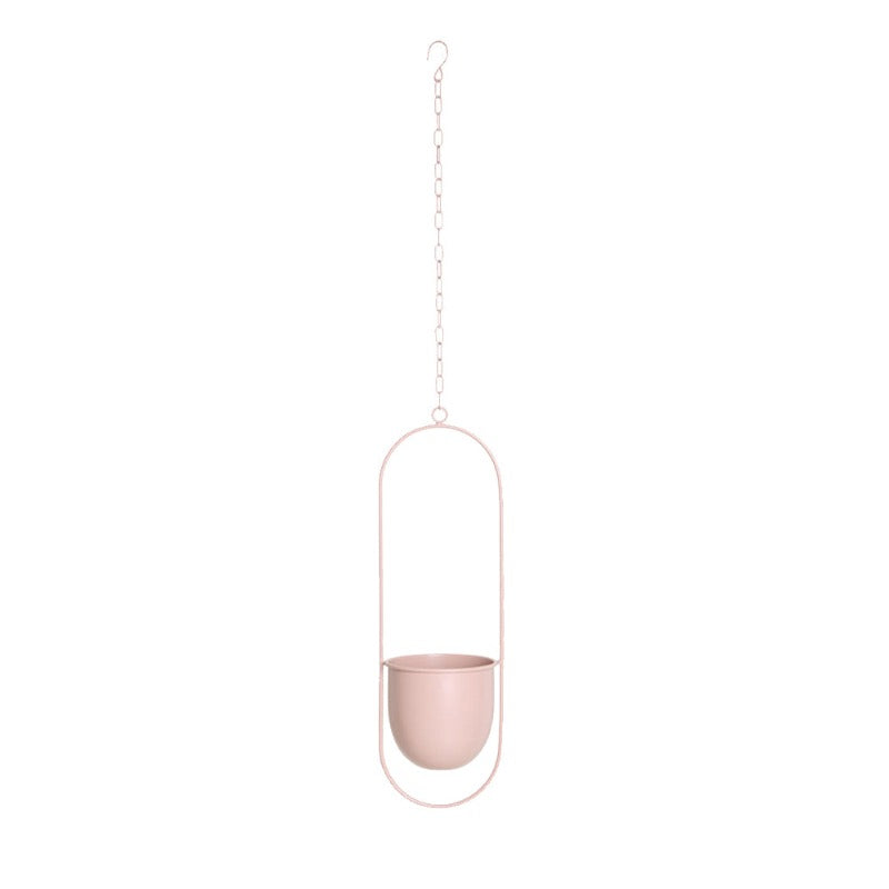 Metal Hanging Plant Pot Holder for Indoor and Outdoor Use-Orizon Depot