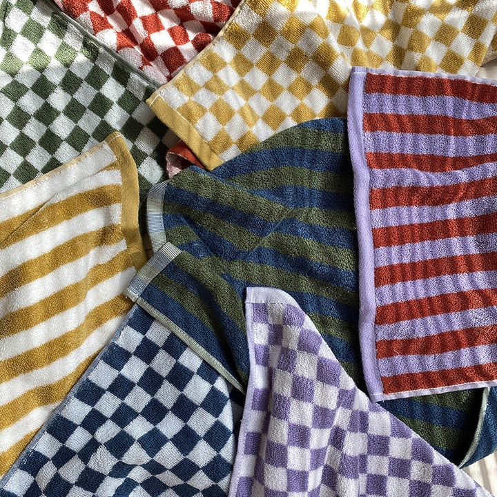 Retro Cotton Bath Towel - Soft, Absorbent, and Stylish Design-Orizon Depot