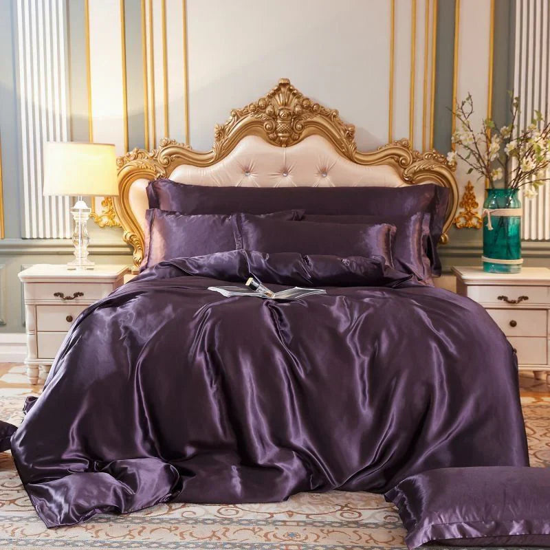 Elegant Satin Silk Bedding Set - Luxurious Comfort for Every Night-Orizon Depot