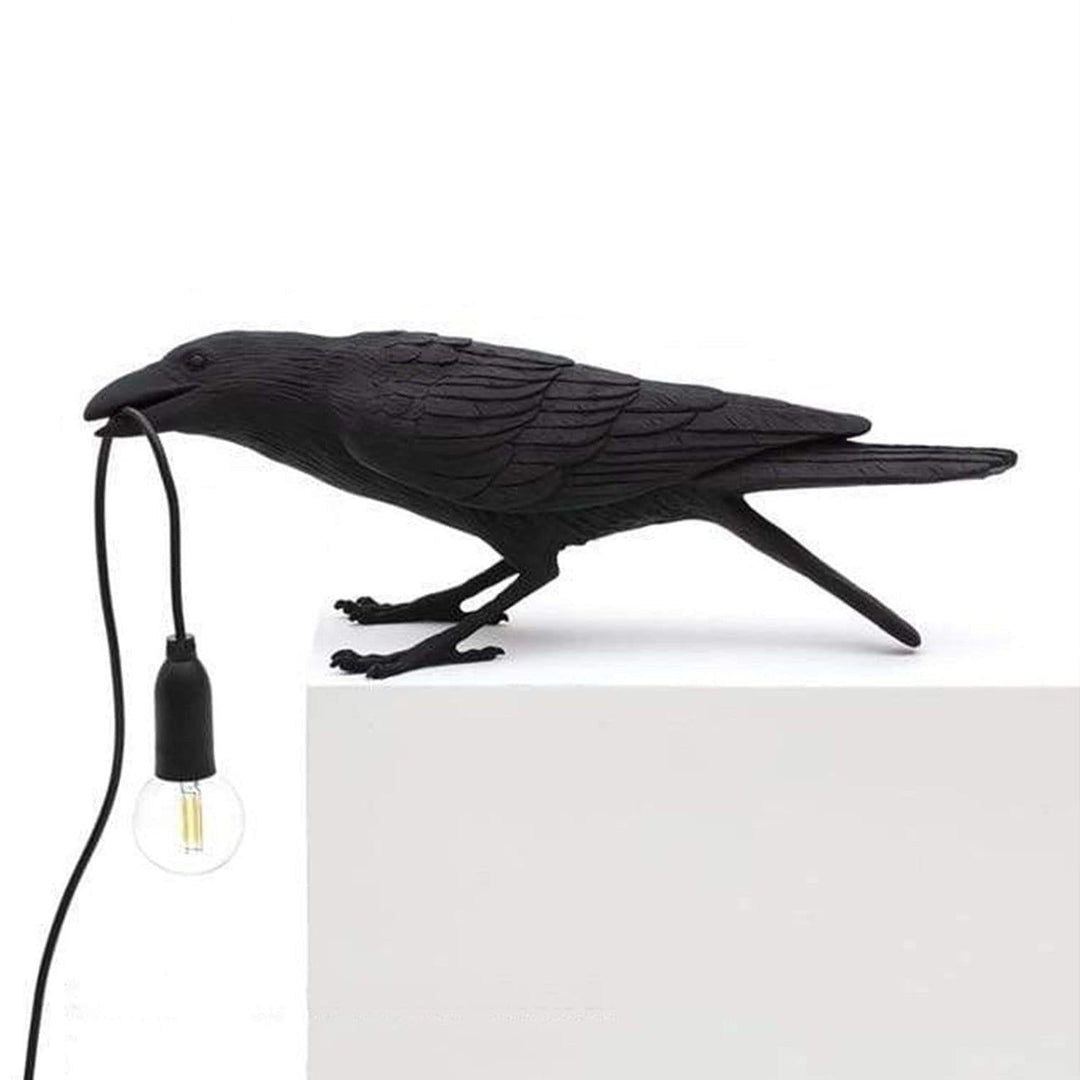 Elegant Raven Bird Lamp for Unique Home Decor-Orizon Depot
